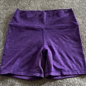 Fleo Heathered Purple Shorts